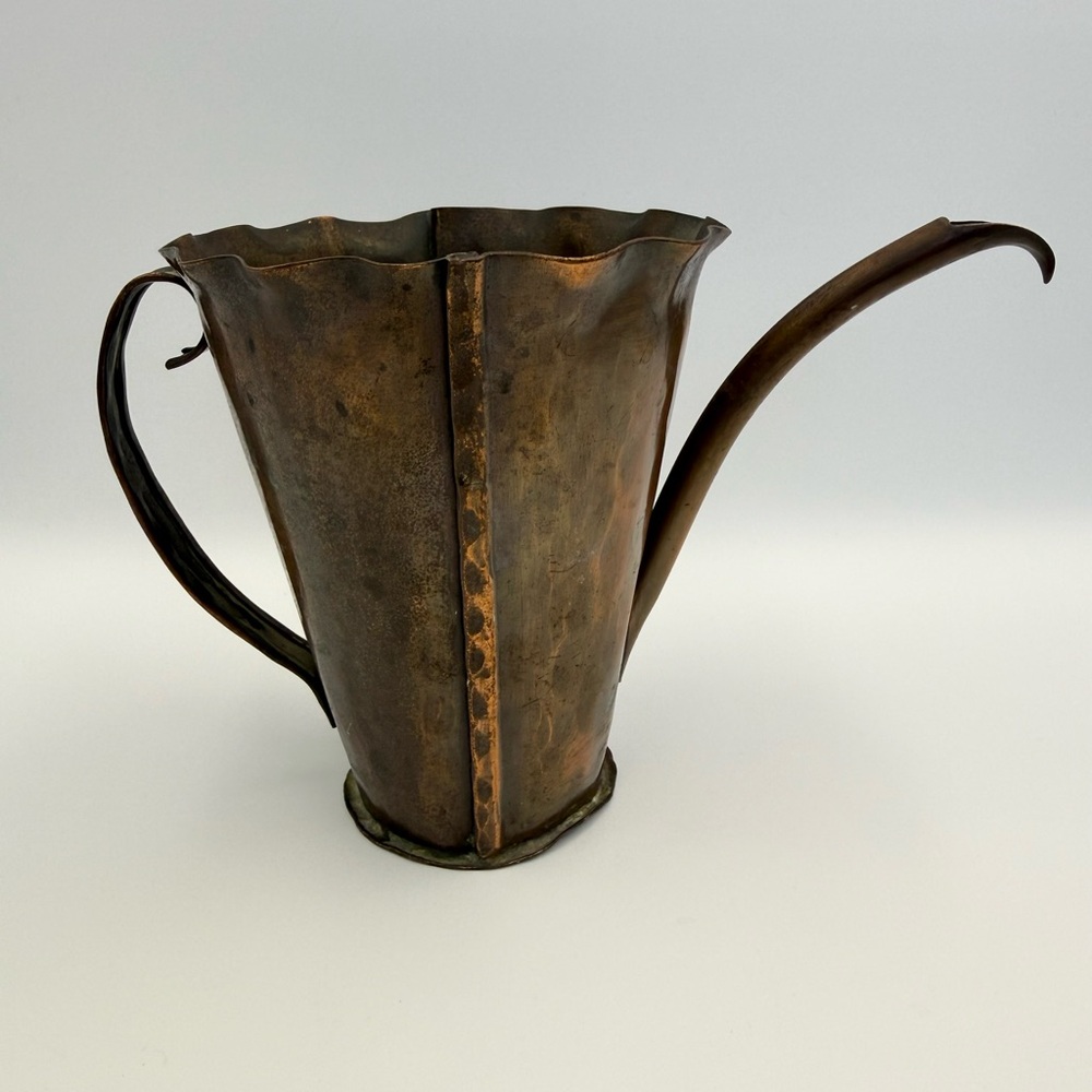 Vintage Handmade Craftsman Co Solid Copper Watering Can